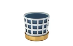 Trio Square Kruka Vit
