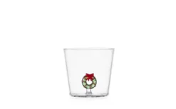 Tumbler Christmas Wreath Glas