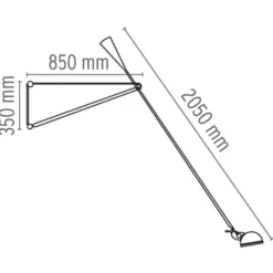 265 Vägglampa