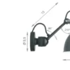 304 Vägglampa Kabel