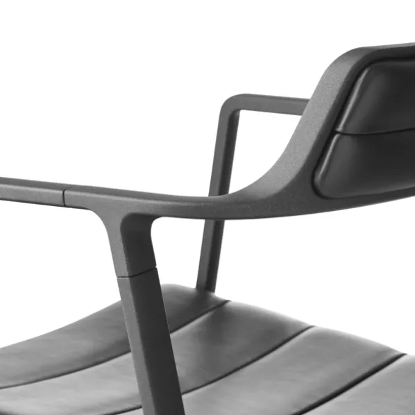 Vipp 452 Swivel Stol Svart Med Hjul