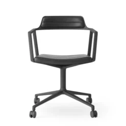Vipp 452 Swivel Stol Svart Med Hjul