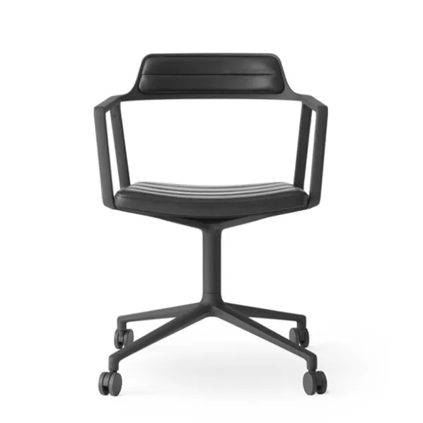Vipp 452 Swivel Stol Svart Med Hjul