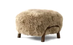 Wulff Pouf ATD3 Pall Sheepskin Honey
