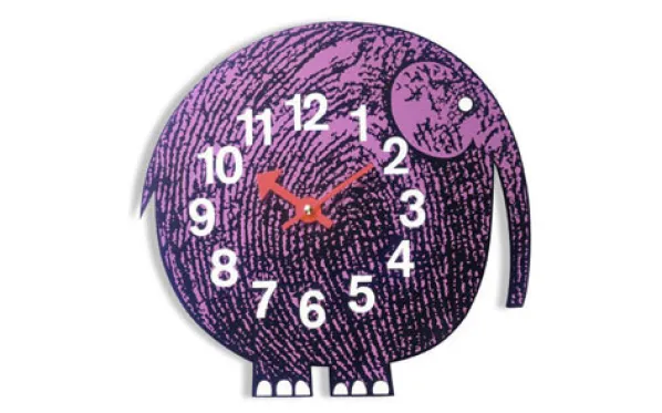 Zoo Timers – Elihu the Elephant Väggklocka